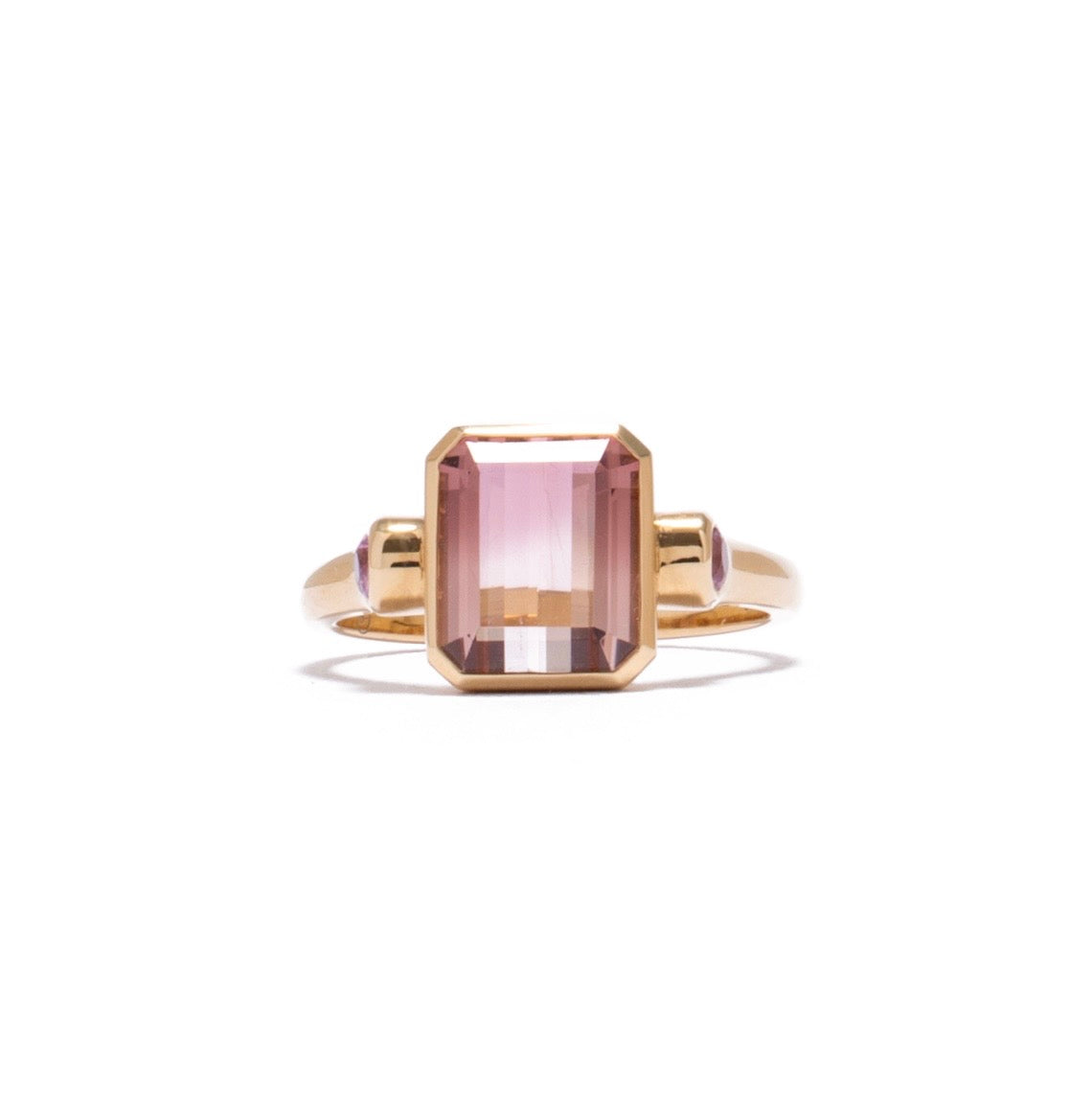 Tourmaline ring in 18k yellow gold